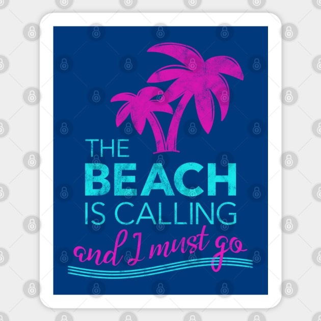 The Beach is Calling Sticker by AnnaBanana
